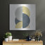 Art mural en métal George Deco Glam 1 Sq par Moira Hershey