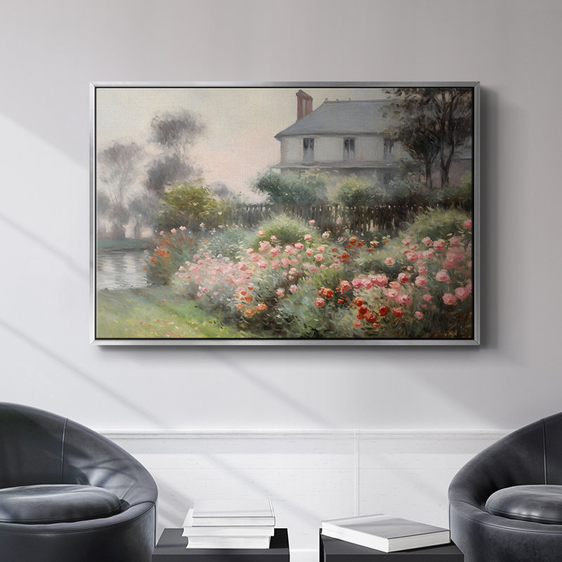 Paysage rétro -DCCDXLVI, H 25 po x l 37 po x P 1,5 po, Toile tendue