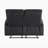 Morfudd 50" Wide Modern & Contemporary Double Reclining Wall Hugger Loveseat with Textured Microfiber Fabric