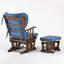 Chaise berçante et repose-pieds Azariyah Konfor-745961583-745961577