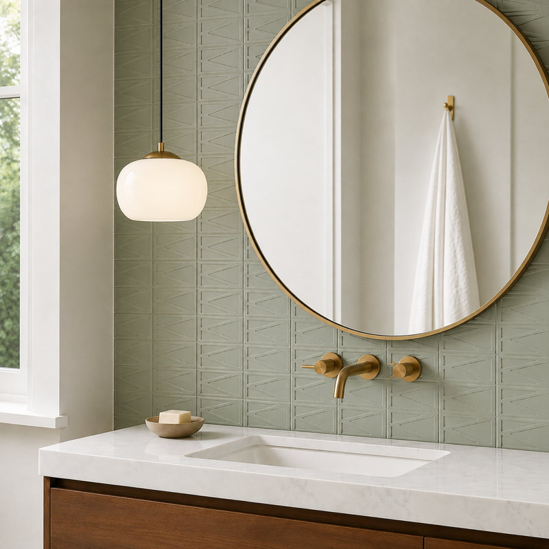 Breeana 1-Light Dimmable Single Pendant 