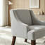 Chaise d'appoint moderne, fauteuil rembourré avec pieds en bois massif-1792602756-1792602763