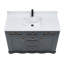 48" Cadet Finish Solid Wood Sink Vanity  With 1' Artificial Stone Top-381423860