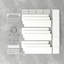 Flow Wall 12 Piece Slatwall Panel, Shelf, Bin & Hook Storage Set - Slatwall-106872343