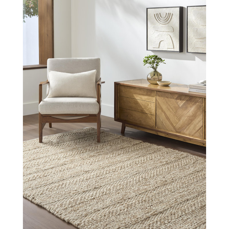 Tapis tissé à la main Cofield, Carré 8 pi