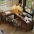Walnut L-Shaped Solid Wood desks-107938149-107938151