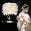 Maldonado 37cm Modern and Chic Feather Table Lamp