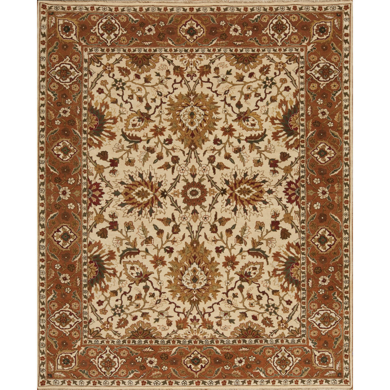 Mahal Hand Knotted Area Rug, Rectangle 8' x 10'