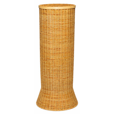 Round Wicker Pedestal