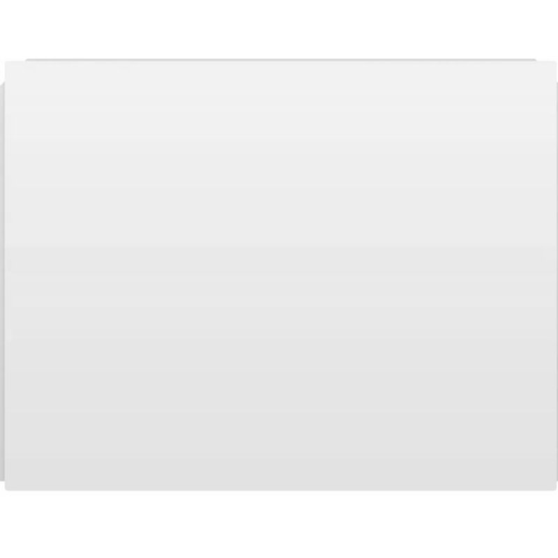 68cm End Panel, White
