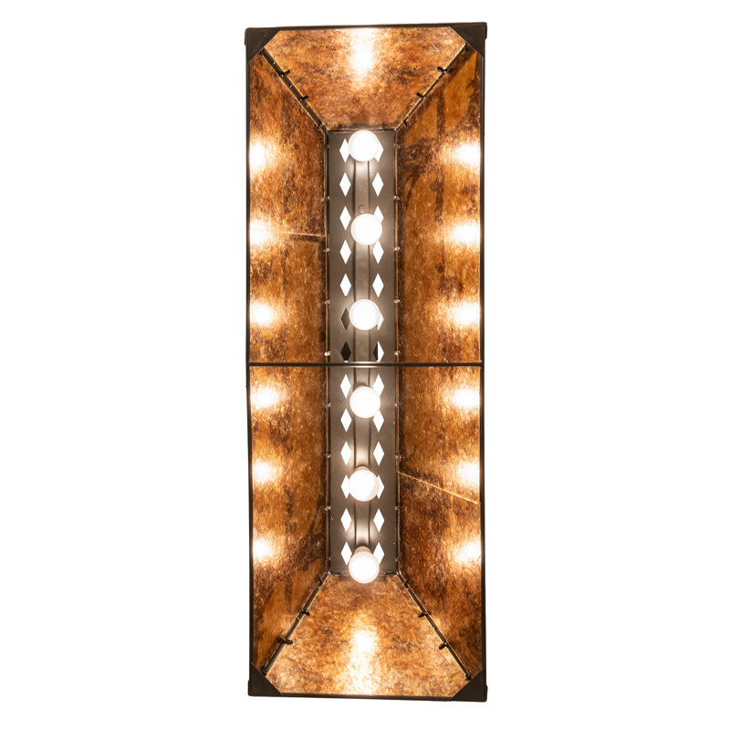 Rustic Lodge 6 - Light Pendant, 16" H x 17" W x 48" L