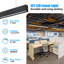 Barre d'éclairage encastrée ultra-mince encastrée de 50 W à 4 lumières 0-10 V à intensité variable de 6 000 lumens pour cuisines et bureaux Type 2835