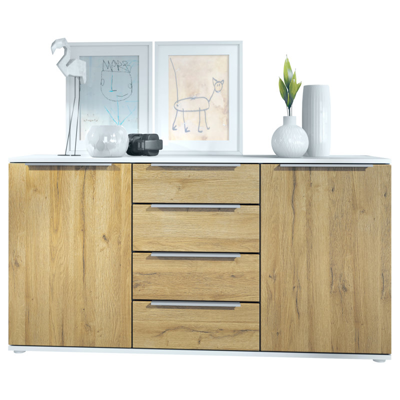 Adriannah Sideboard, Natural Oak