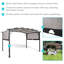 12 pi. L 9 pi. D Pergola en acier avec auvent-61494986
