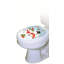 Décalcomanie de siège de toilette Snowman Mistletoe-50437445