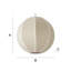 Annai 28.5 cm H Globe Pendant Shade ( Slip-On ) in Beige