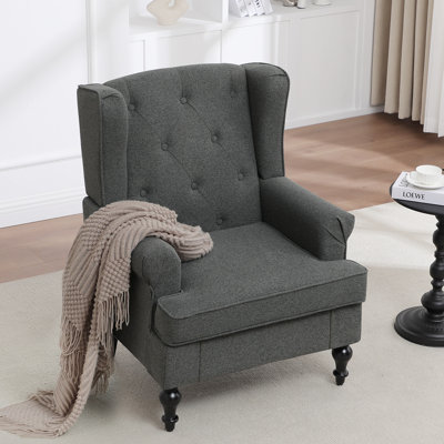 Fauteuil à oreilles Upholsterd