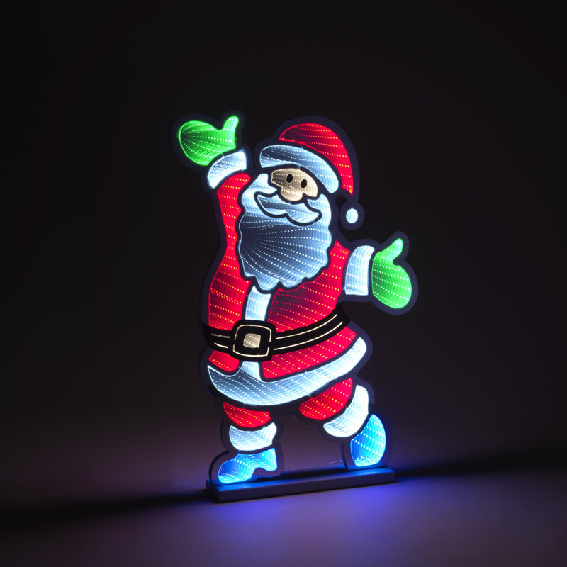 Lumière de miroir pour le père Noël UL UL 23,46 po