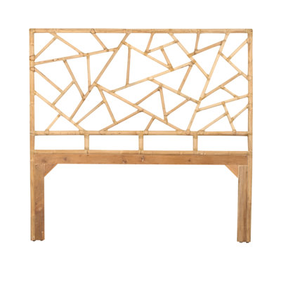 Tiffany Wicker/Rattan Open-Frame Headboard