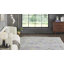 Fracisco Oriental Hand Knotted Wool/Viscose Area Rug in Purple Gray -1065290883