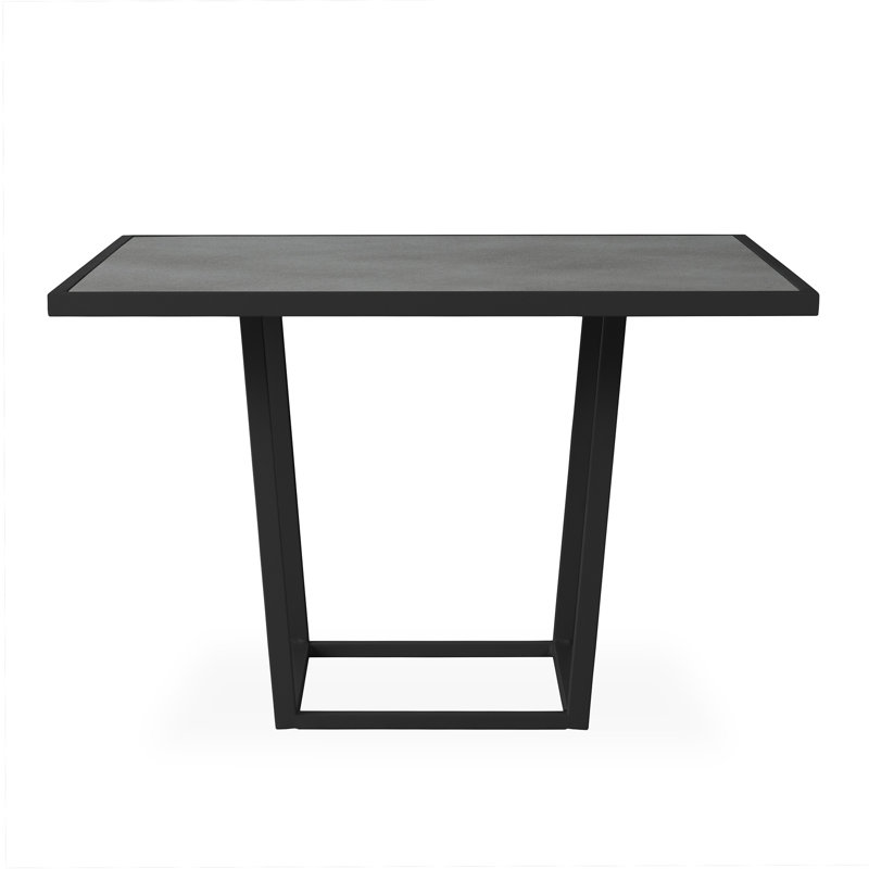 Summit Outdoor Square Dining Table, Ebony