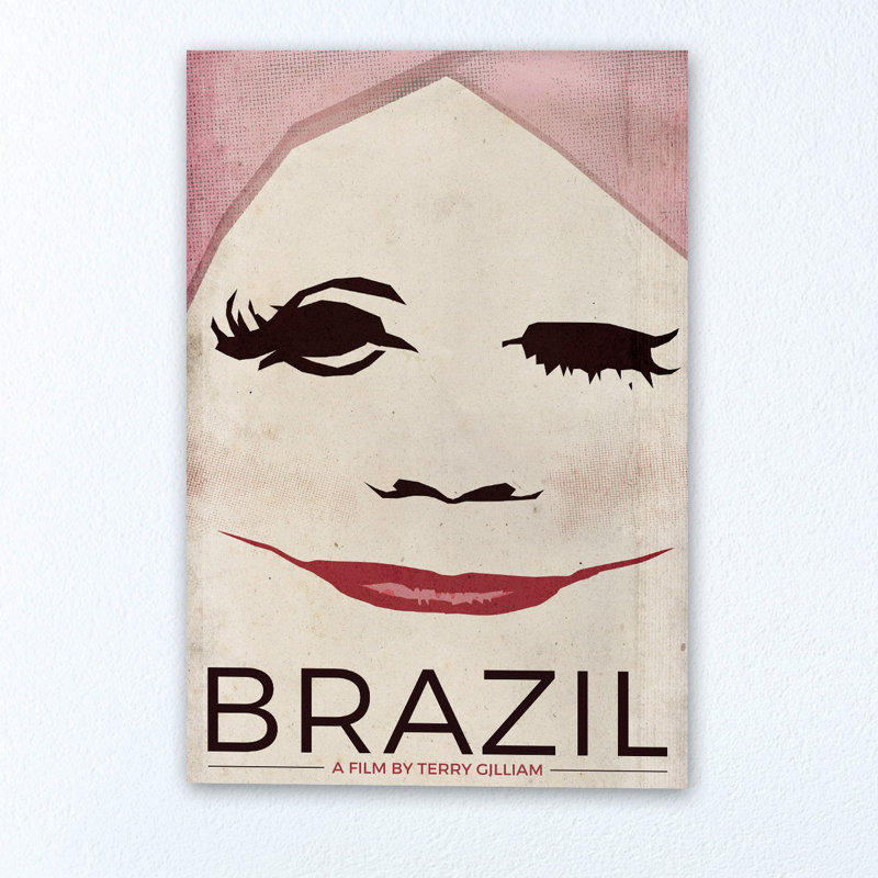 « brésil », reproduction d’impression sur toile tendue, H 30 po x l 20 po x P 1,5 po