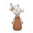 Boho Pottery Terracotta Vase with Sculptural Handles and Artisan-Inspired Craftsmanship for Decorative Accent Display in Global Eclectic Modern Rustic Farmhouse Mediterranean Interiors Decor-89110023