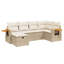 Ensemble de canapé modulaire en rotin PE 6 pièces Vidaxl-130724634-130724635-130724638
