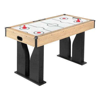 60" Air Hockey Table with Electronic Scorer & Powerful Blower, Ideal for Family Game Rooms, Basements, and Homes, Includes Pushers & Pucks, Durable Design with Stable Legs