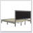 Solid Wood Platform Upholstered Headboard Bed