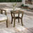 Louque Teak Outdoor Side Table-126150410