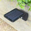 Matte Black 14.4cm H Solar Powered Integrated LED Outdoor Sconce