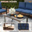 Ensemble de conversation en aluminium pour 9 personnes avec table basse Grand-413654617-413654619