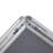 Silver Metal Beveled Picture Frame