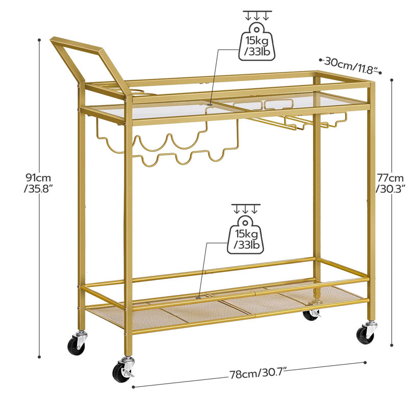 Cacia Wine Bottle & Glass Rack