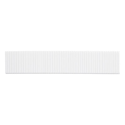 Meridian  2-in. x 10-in. Subway Linear Textured Glossy Ceramic Wall Tile