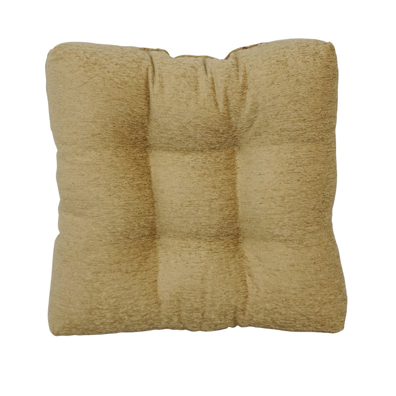 Coussin de chaise carrée 19 pouces, Tanné