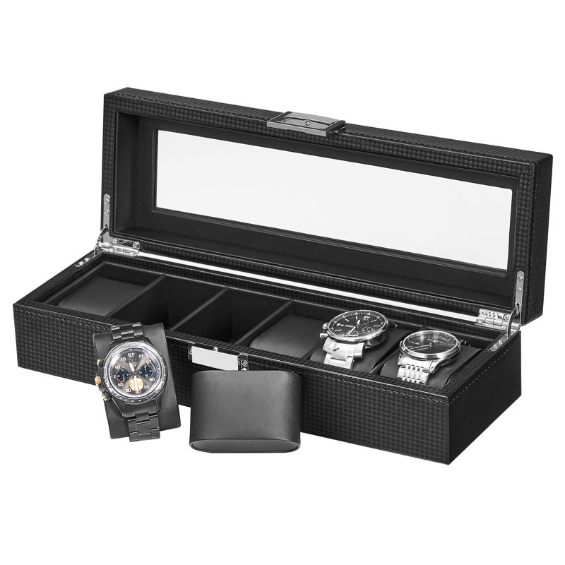 Leather Watch Box with Locking