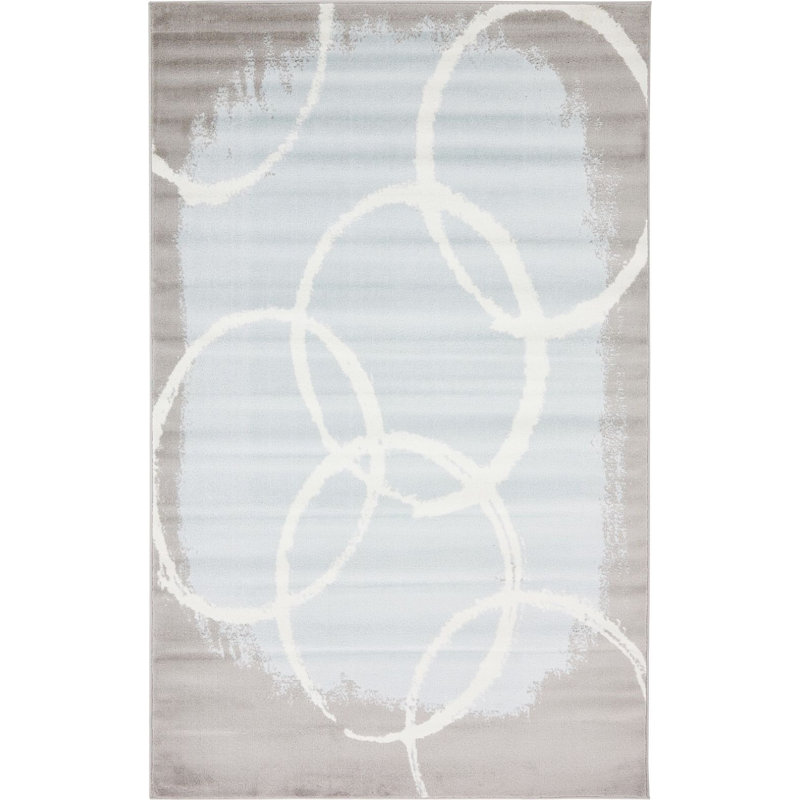 Lockard Geometric Indoor Rug, Rectangle 5' x 8'
