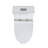 Small Compact One Piece Toilet Dual Flush