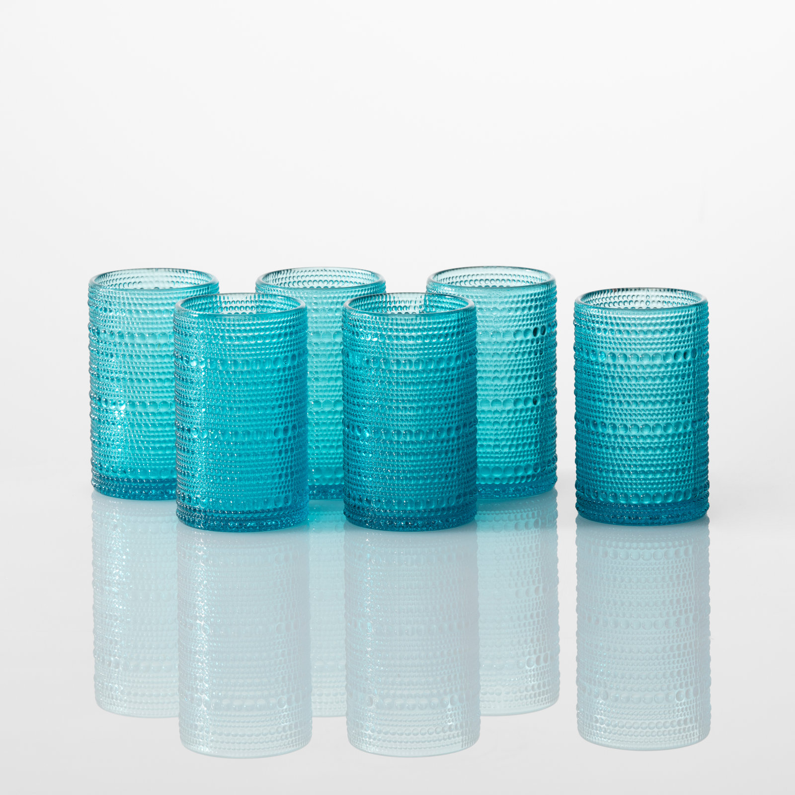Jupiter Drinking Glass, Lagoon Blue, 13 oz.