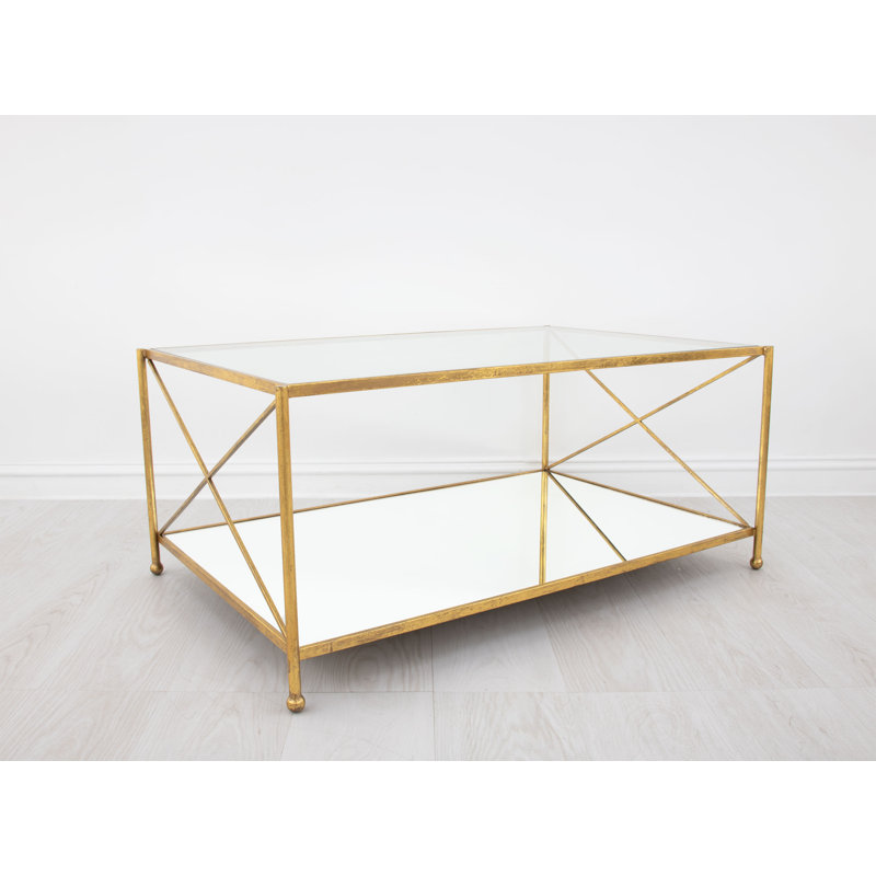 Iris Coffee Table, Gold