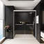 Double porte de douche coulissante, porte de salle de bain semi-sans cadre-120568522