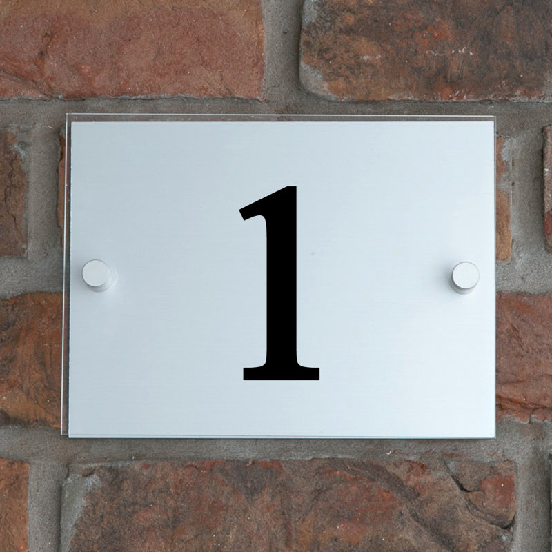 Champy 15cm H Plastic House Number, 1