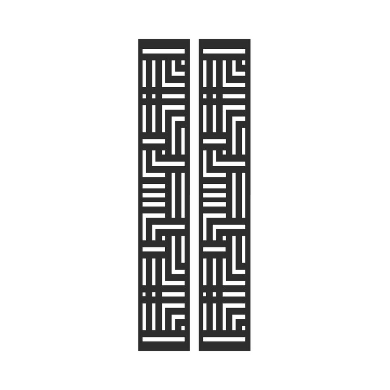 Écran d'intimité Labyrinth Design, Noir