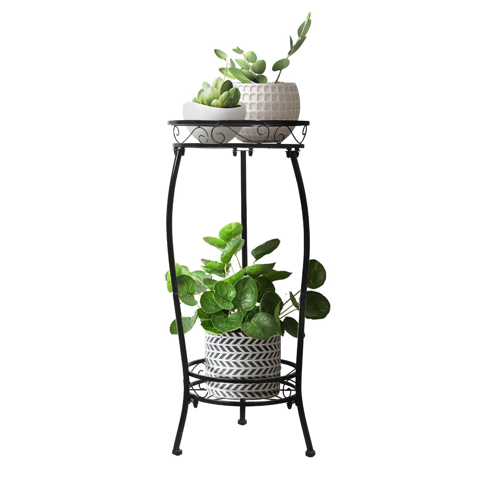 Lark Manor Plant Stand Indoor Outdoor 2 Tier 27