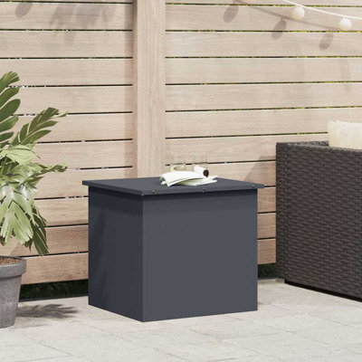 Outdoor Storage Box Steel Garden Solution Terrace Organizer Urban Style