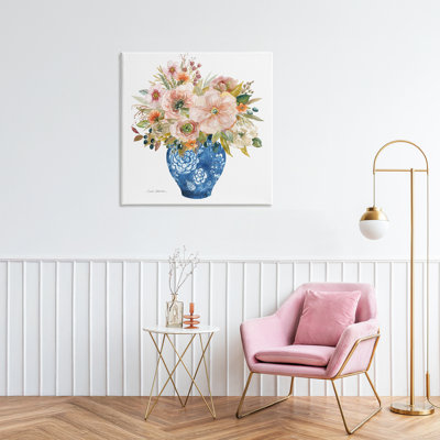 «Sunny Chinoiserie Pink Florals», conception par Carol Robinson
