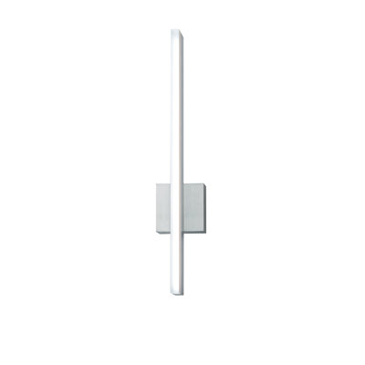 Applique murale à DEL haute hauteur 24 po Ava - Aluminium brossé