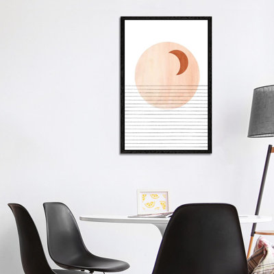 Abstract Crescent by Whales Way - Painting on Canvas